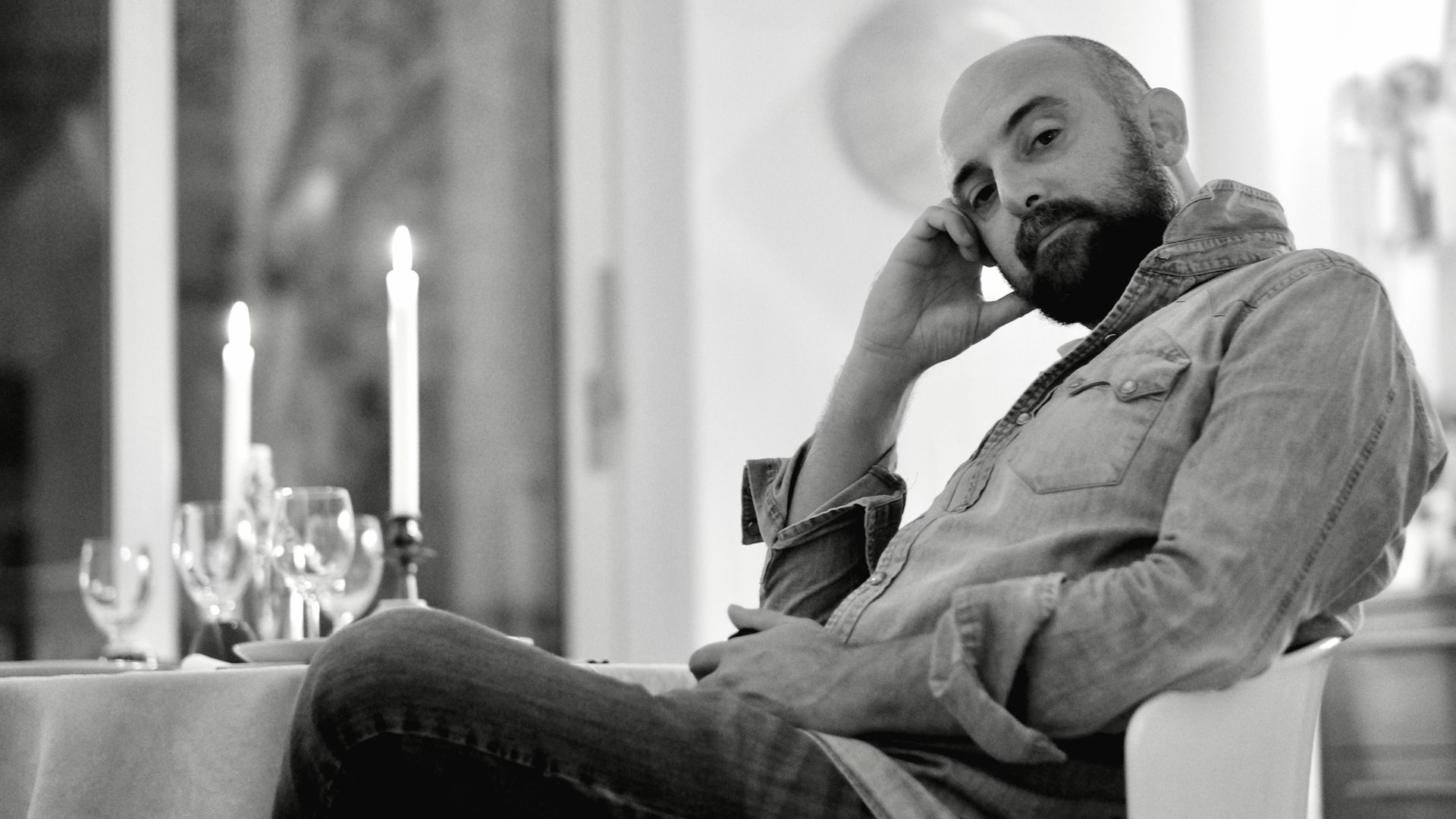 Francesco Santoni — ritratto editoriale b&w