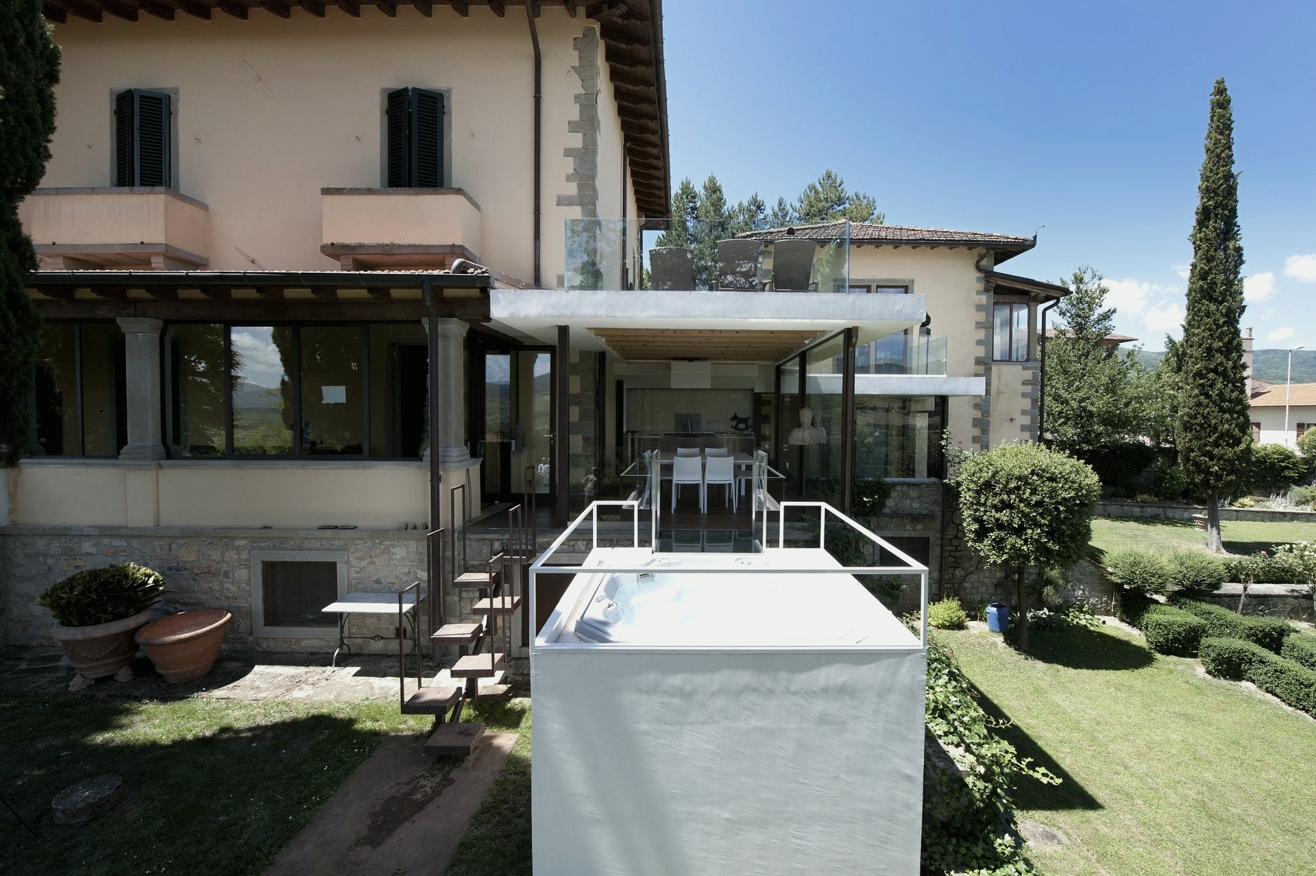 Open Air Villa — veranda vetrata, Toscana