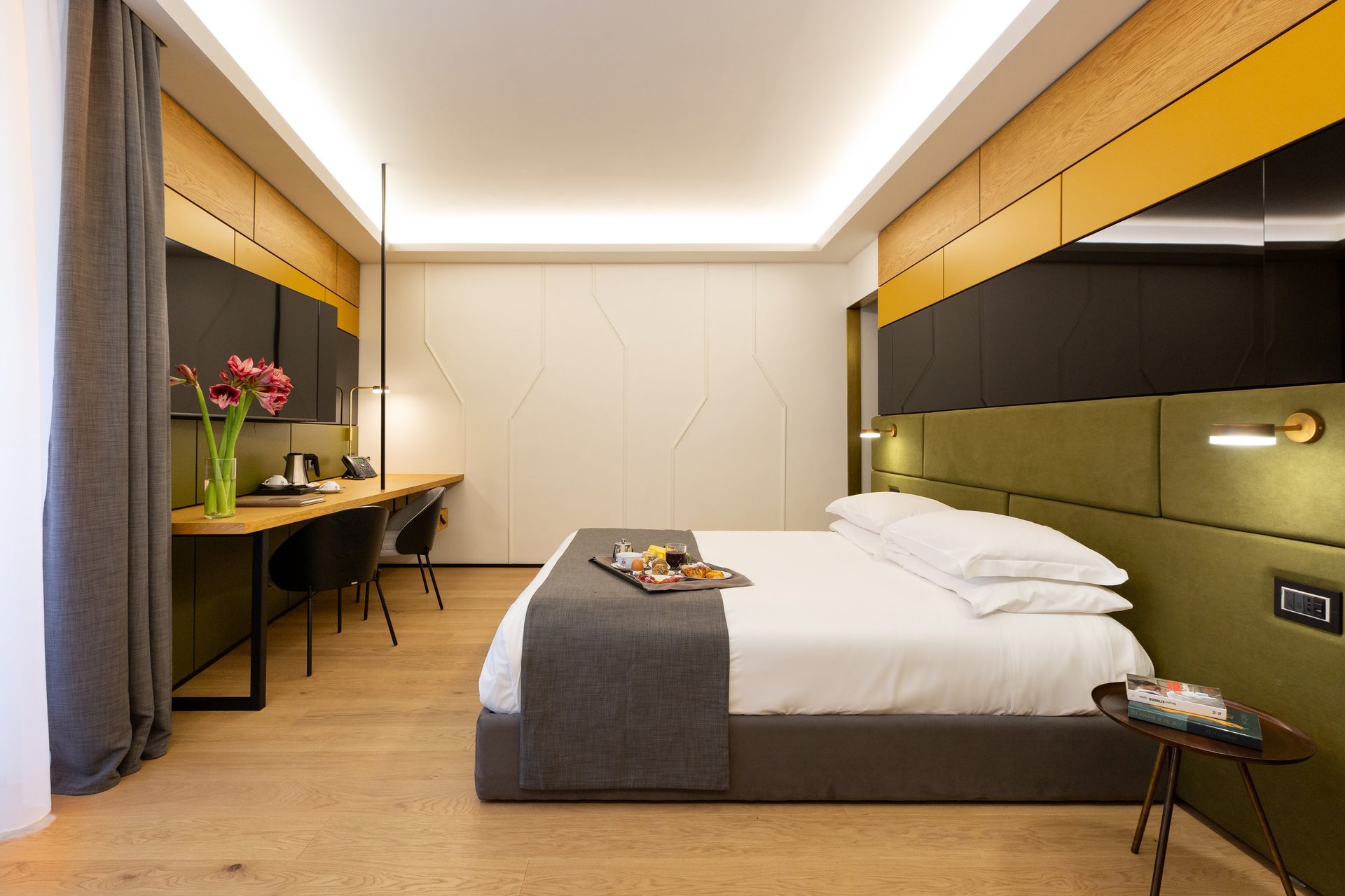 Hotel Silla — dettaglio suite tatami, integrazione cultura giapponese in boutique hotel palazzo storico Lungarno Firenze