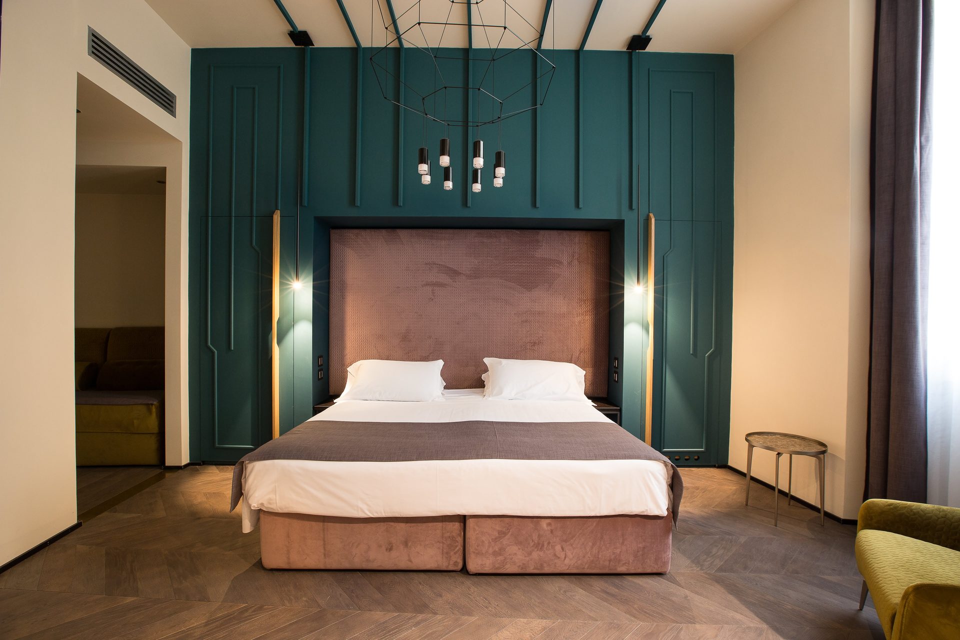 Hotel Silla — camera con elementi storici palazzo Lungarno Firenze